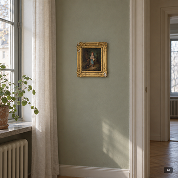 Okänd konstnär, 1800-tal, Rödluvan.