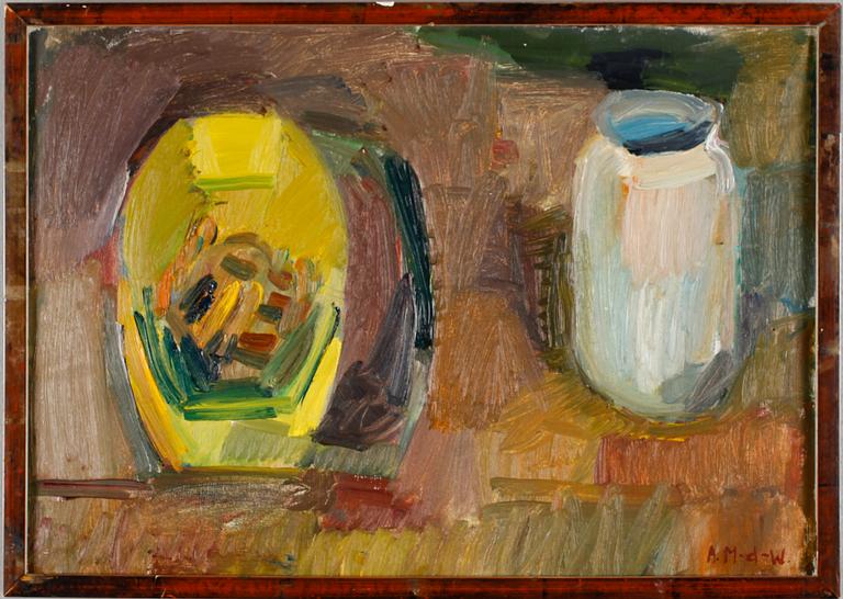 ASTRID MUNTHE-DE WOLFE, olja på duk, monogramsignerad.
