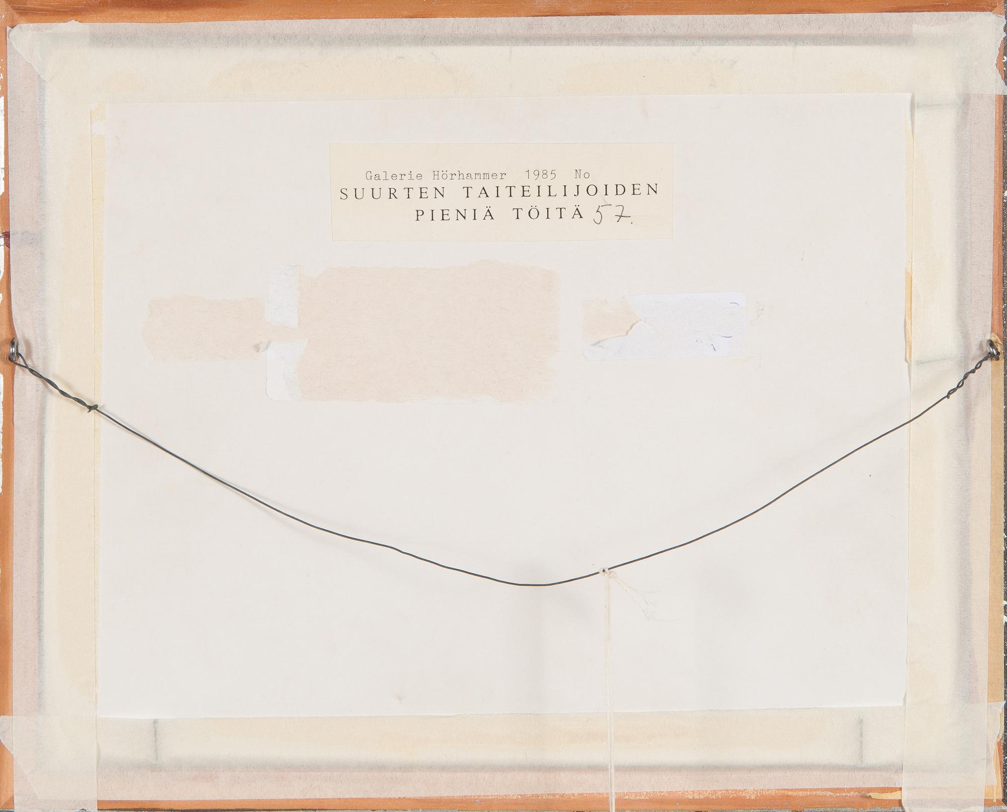 Hjalmar Munsterhjelm, Skärgårdsmotiv.