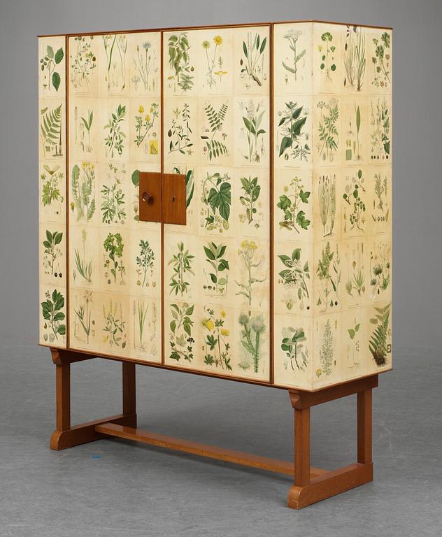 A Josef Frank "Flora" cabinet, for Svenskt Tenn, model 852.