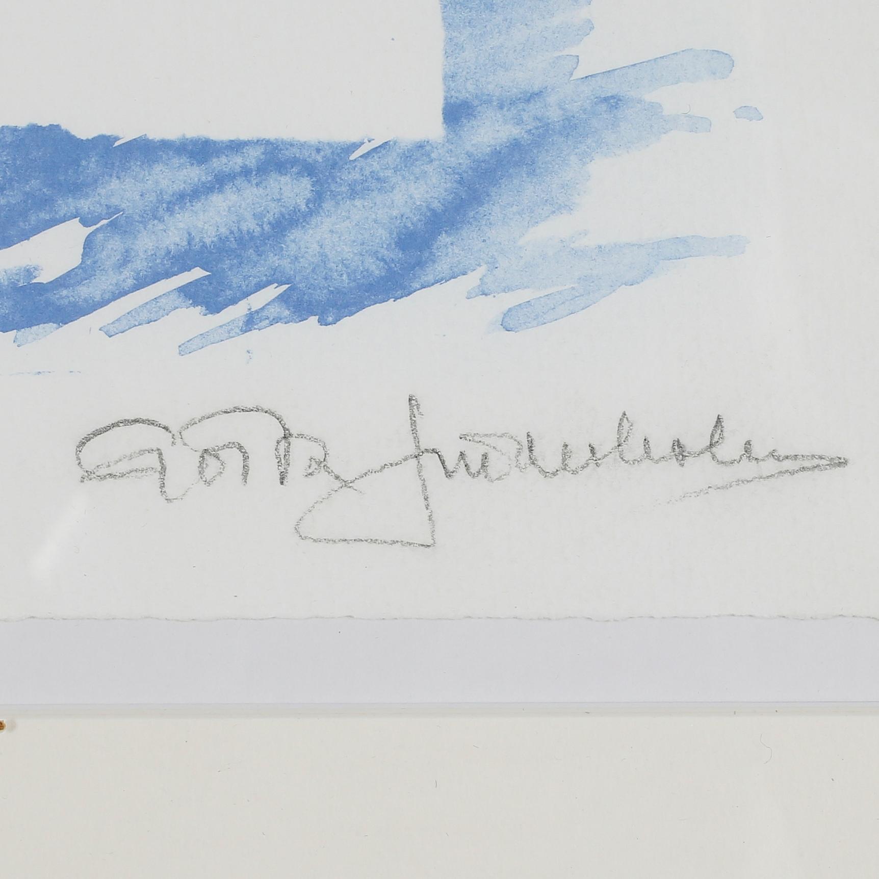 GÖSTA LINDERHOLM, färglitografi, signerad, numrerad 37/225.