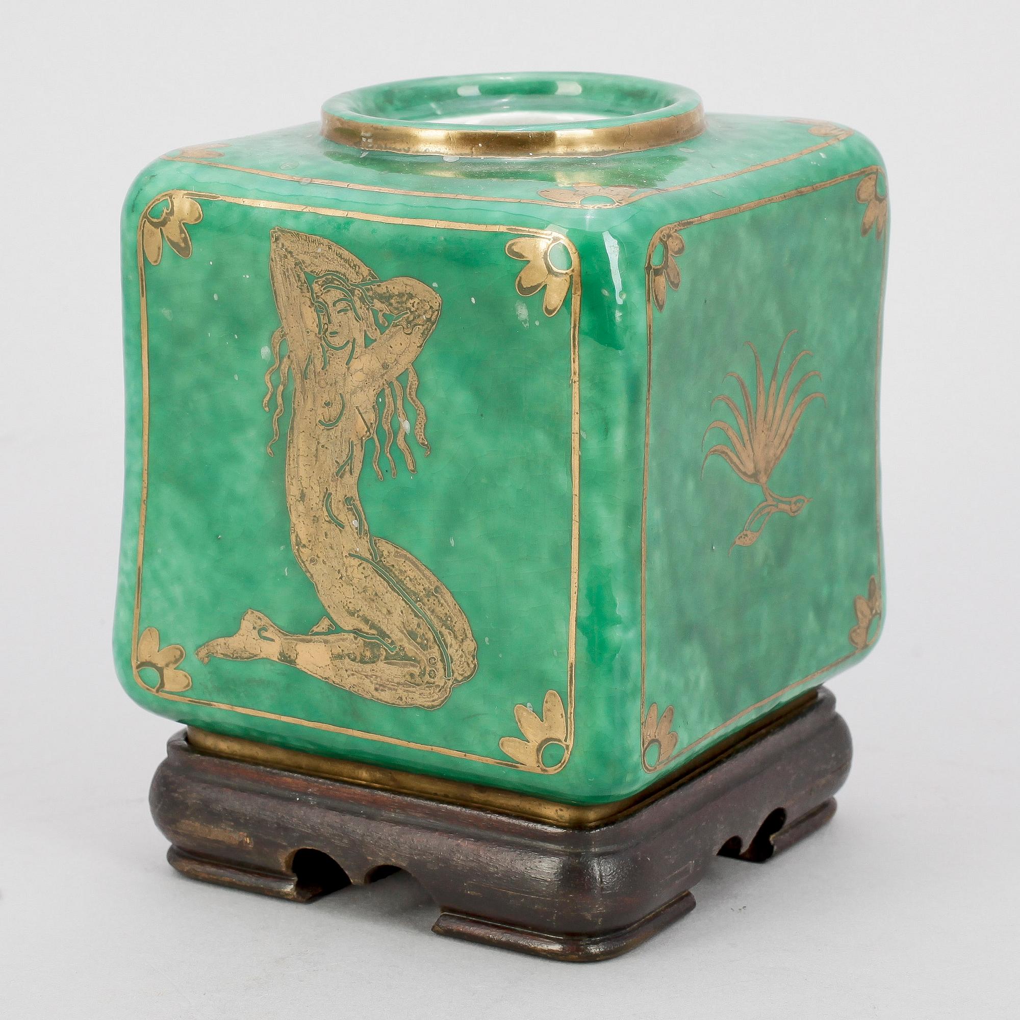 BURK, flintgods, Wilhelm Kåge, Gustavsberg 1929.