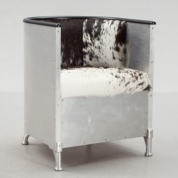 FÅTÖLJ, "Aluminium Chair" Mats Theselius, Källemo efter 1990.