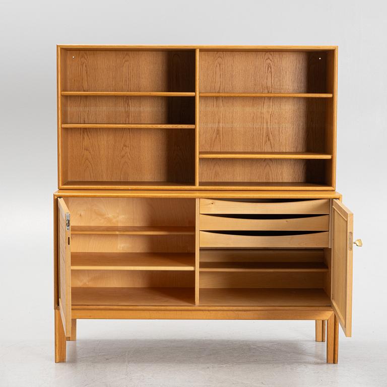 Alf Svensson, an oak sideboard with bookcase, Bjösta, 1960's.