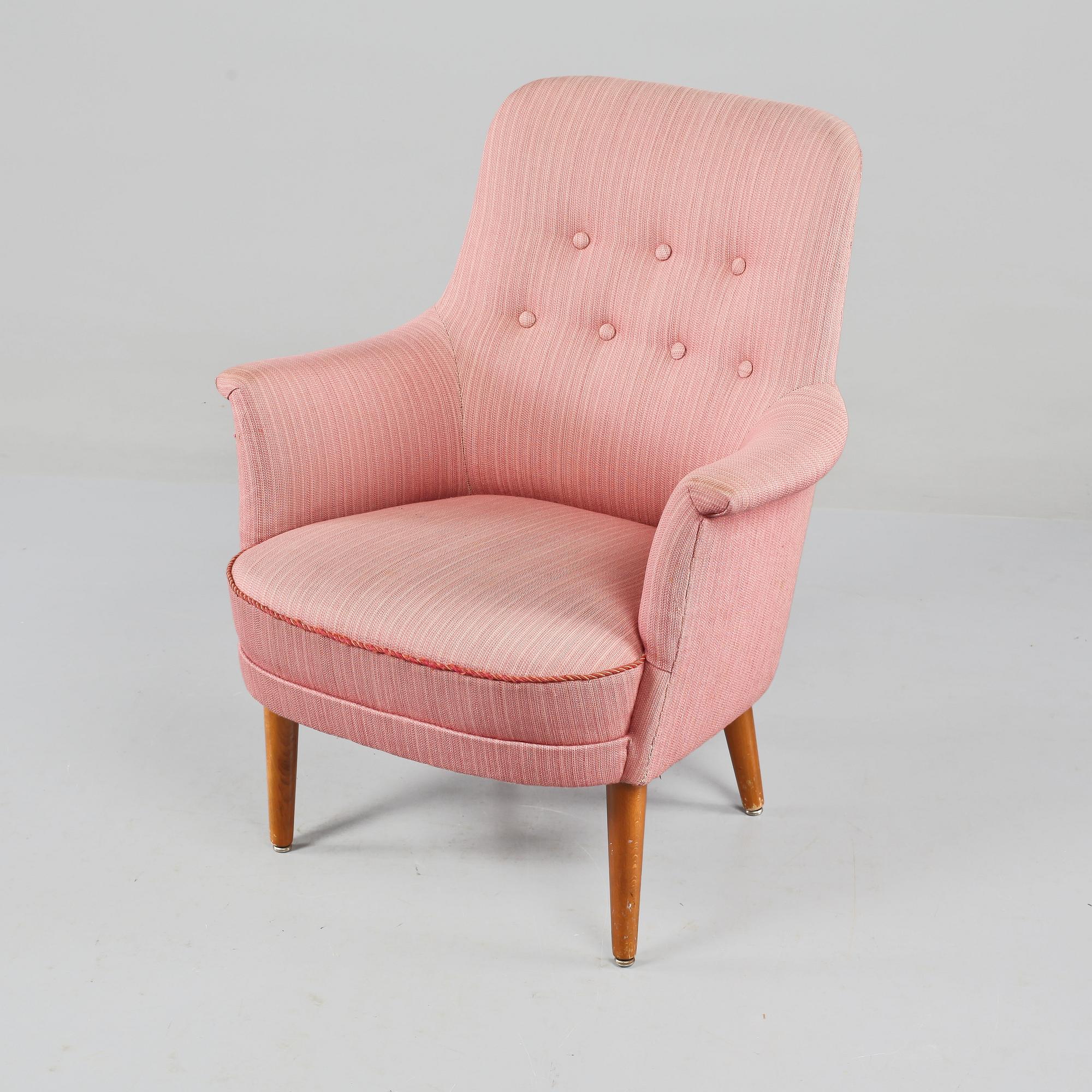 FÅTÖLJ, "Husmor", Carl Malmsten, 1900-talets andra hälft.