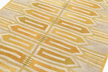 A carpet flat weave,  214 x 144 cm.