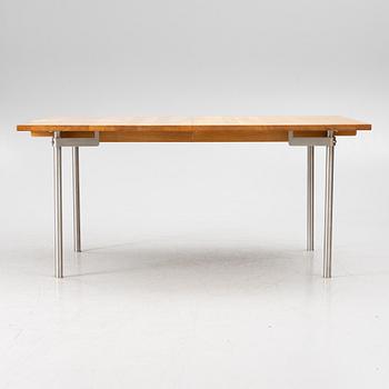 A contemporary dining table.