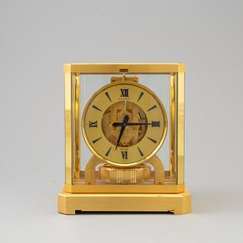 A second half of the 20th century mantle clock by Jaeger LeCoultre, Switzerland.