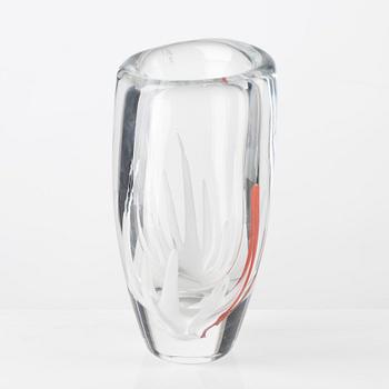 Vicke Lindstrand, a glass vase from Kosta Boda.