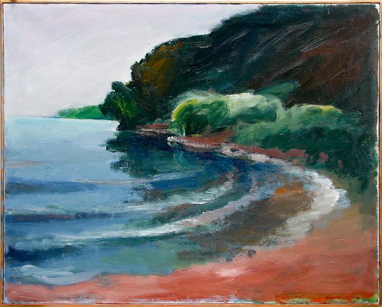 BERNDT WENNSTRÖM, olja på duk. Sign och dat -73.