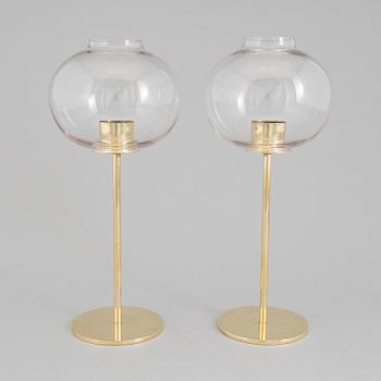 Two Hans-agne Jakobsson candle lanterns, for Markaryd, second half of the 20th century.