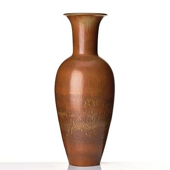 Gunnar Nylund, a mid 20th century stoneware floor vase, Rörstrand, Sweden.