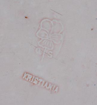 FAT, fajans, Kristiania, 1923.