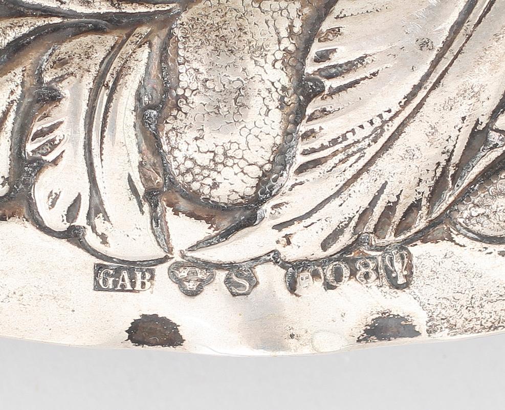 FAT, silver, GAB, Stockholm 1940. Vikt ca 393 gram.