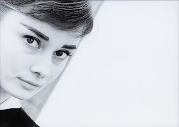 Per-Olow Anderson, "Audrey Hepburn photographed in 1955 in Italy.".