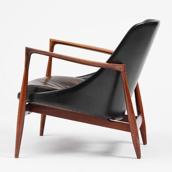 Ib Kofod-Larsen, a rosewood "Elizabeth" easy chair, cabinetmakers Christensen & Larsen, Denmark, 1950s-60s.