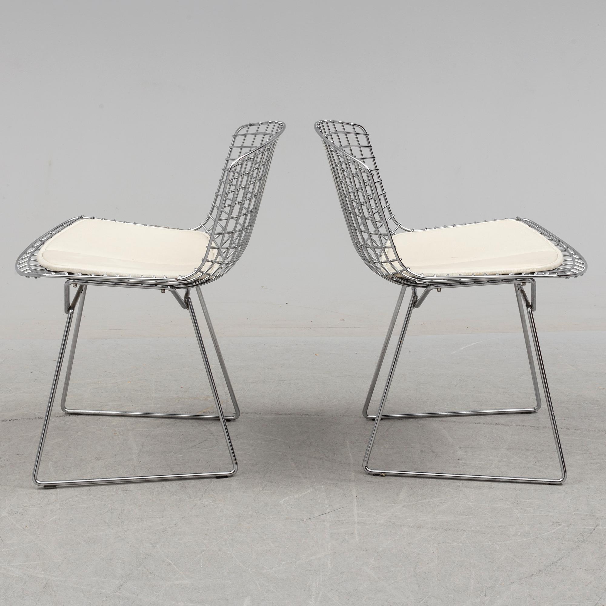 HARRY BERTOIA, stolar, ett par, "Side chair", Knoll.