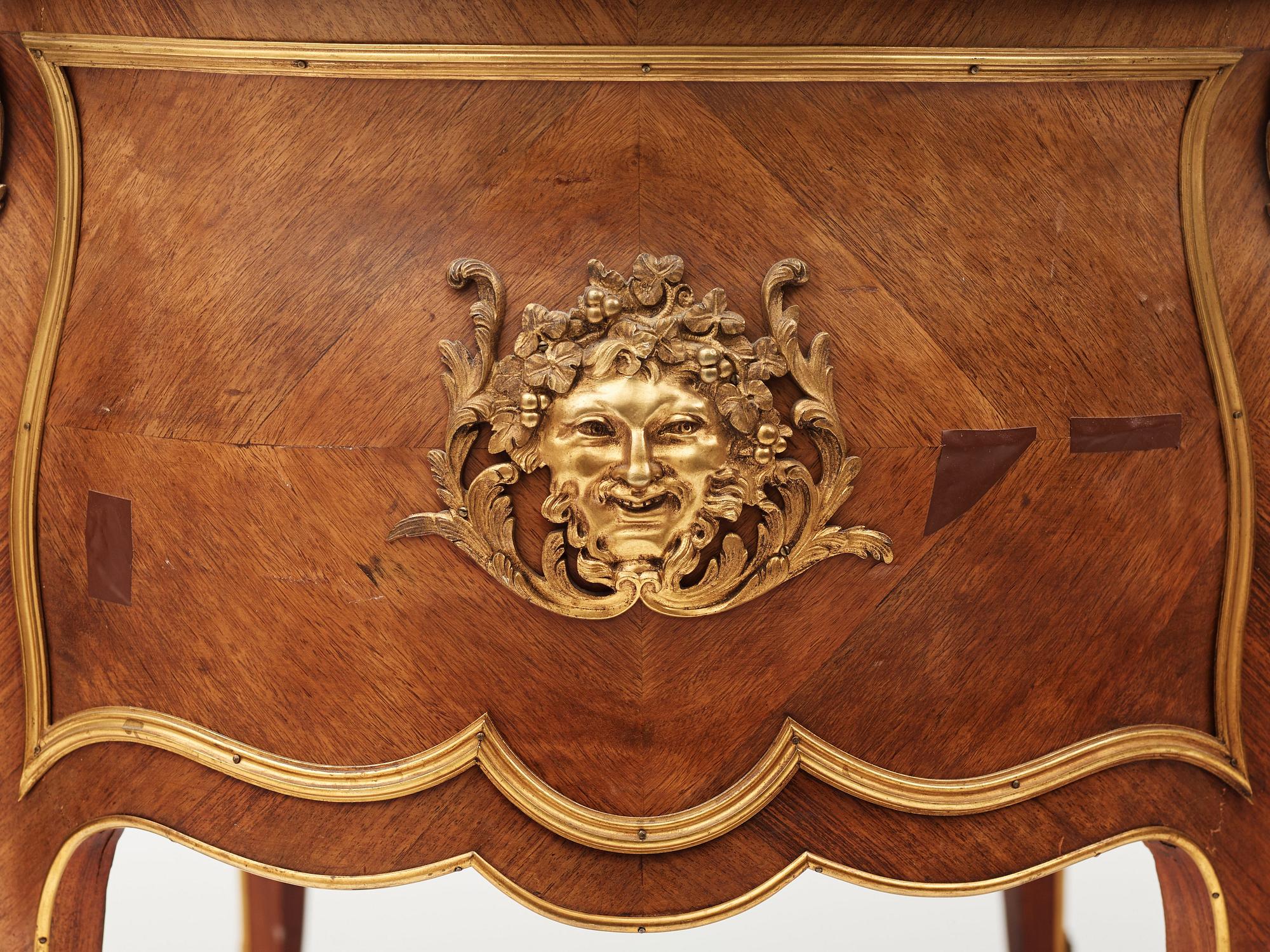 A Napoleon III writing desk, late 19th century.