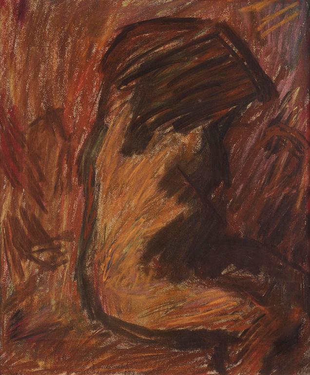 Evert Lundquist, Seated figure.