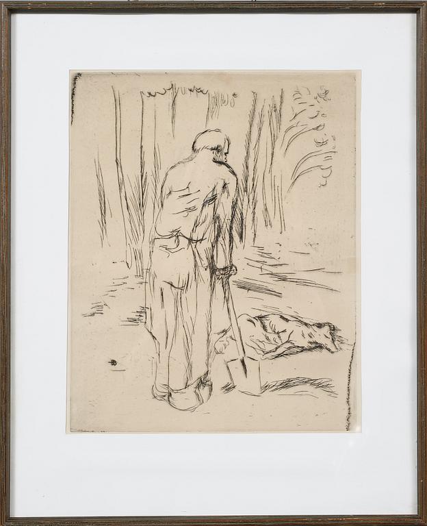 PIERRE BONNARD, Etsning, monogramsignerad.