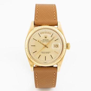 Rolex, Day-Date, "Pie-Pan", wristwatch, 36 mm.