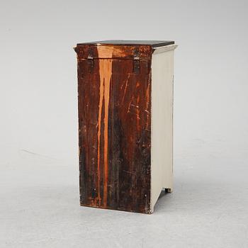 A late 19th century bedside table.