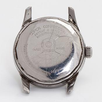 Tillander, Automatic Incabloc 25, wristwatch, 35 mm, steel, automatic.