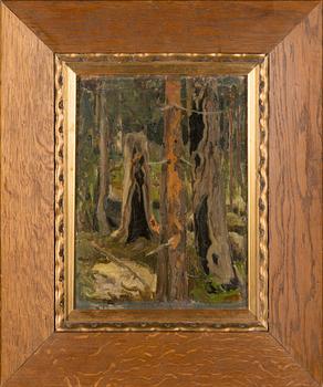 Akseli Gallen-Kallela, "Burnt forest".