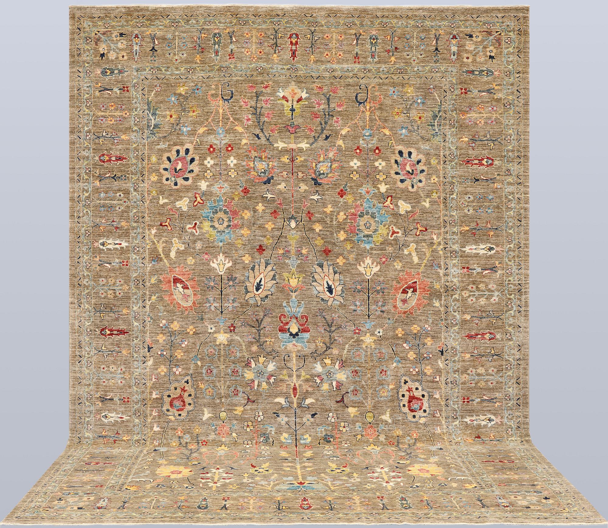 A carpet, Ziegler design, approx. 376 x 269 cm.