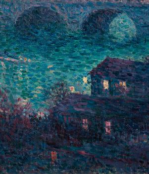 Maximilien Luce, "Le viaduc d'Auteuil (Le Pont)".