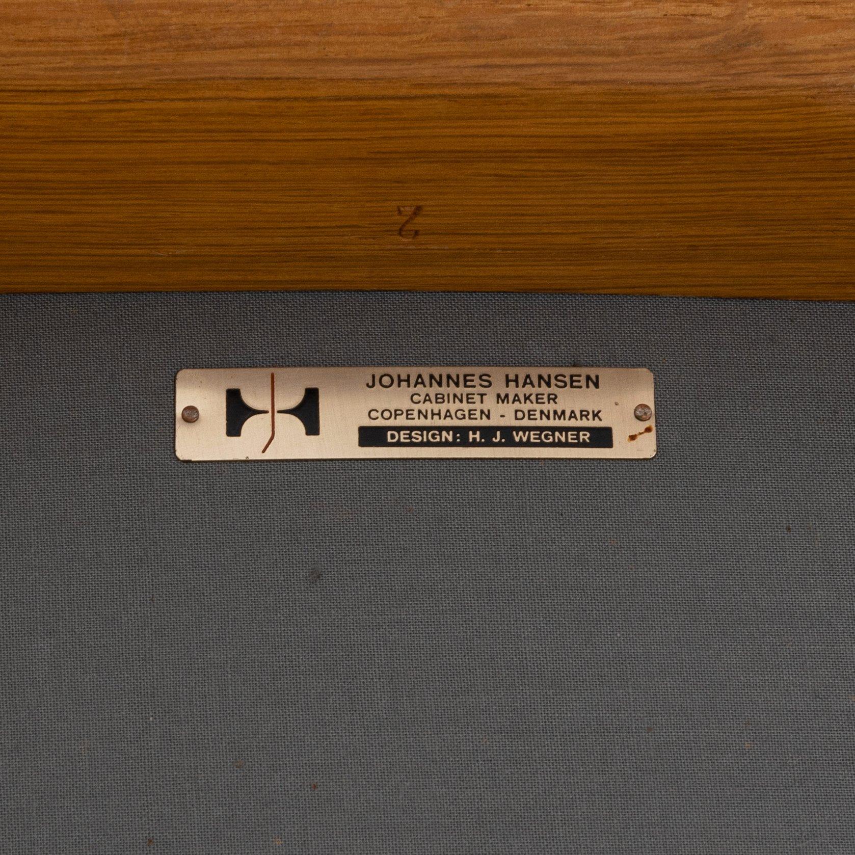 Hans J. Wegner, a 'JH-513' chair, Johannes Hansen, Denmark.