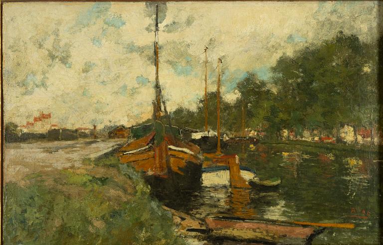 Armand Apol, By the canal.