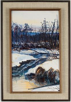 LARS MATSON, panel signed Lars Matson and dated 72.