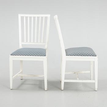 STOLAR, 8 st, gustaviansk stil, 1900-talets slut, Tibro.