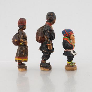 Torborg Lindberg, figurines, 3 pcs.