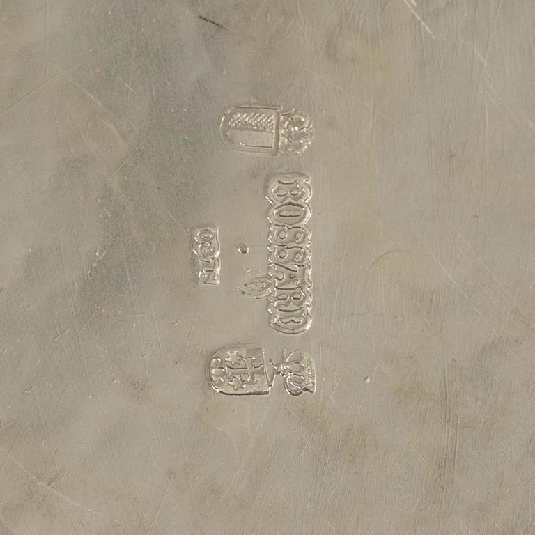 A silver bowl with handles, Bossard, Switzerland, circa 1900.