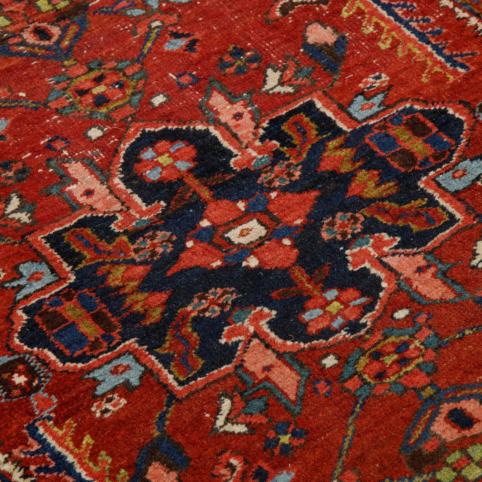 A runner, semi-antique North west persian, ca 362 x 105 cm.