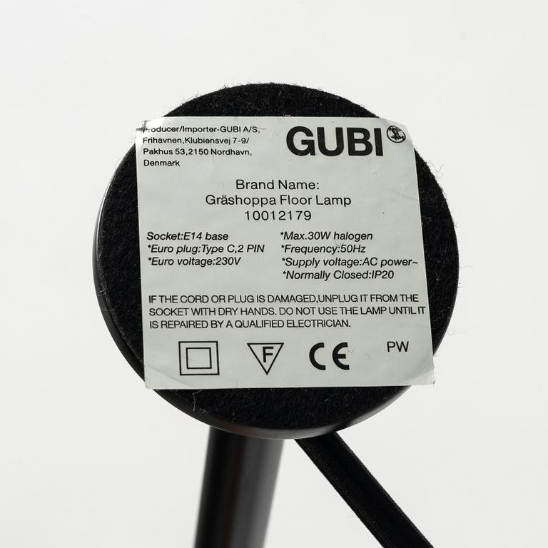 Greta Magnusson Grossman, golvlampa, "Grashopper", GUBI, Danmark.