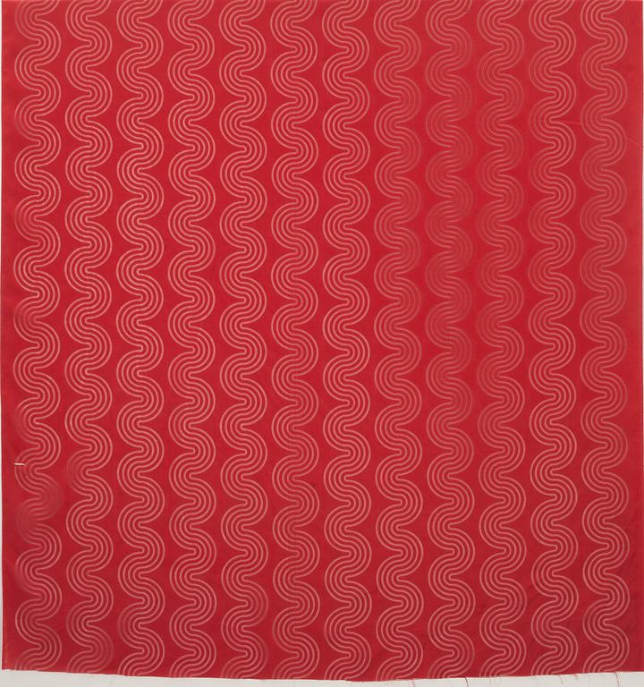 TEXTIL, polyester/viskos, Verner Panton för Mira-X. 1970-tal.