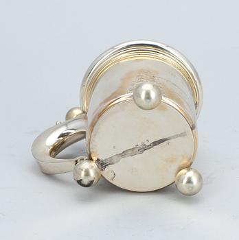 DRYCKESBÄGARE, silver, barockstil, B. Erlandsson, Kristianstad, 1906, vikt ca 362 g.