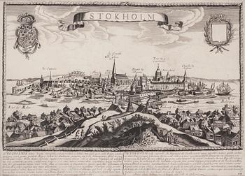 Gerard Jollain, a map, engraving, Paris, France, c. 1678.