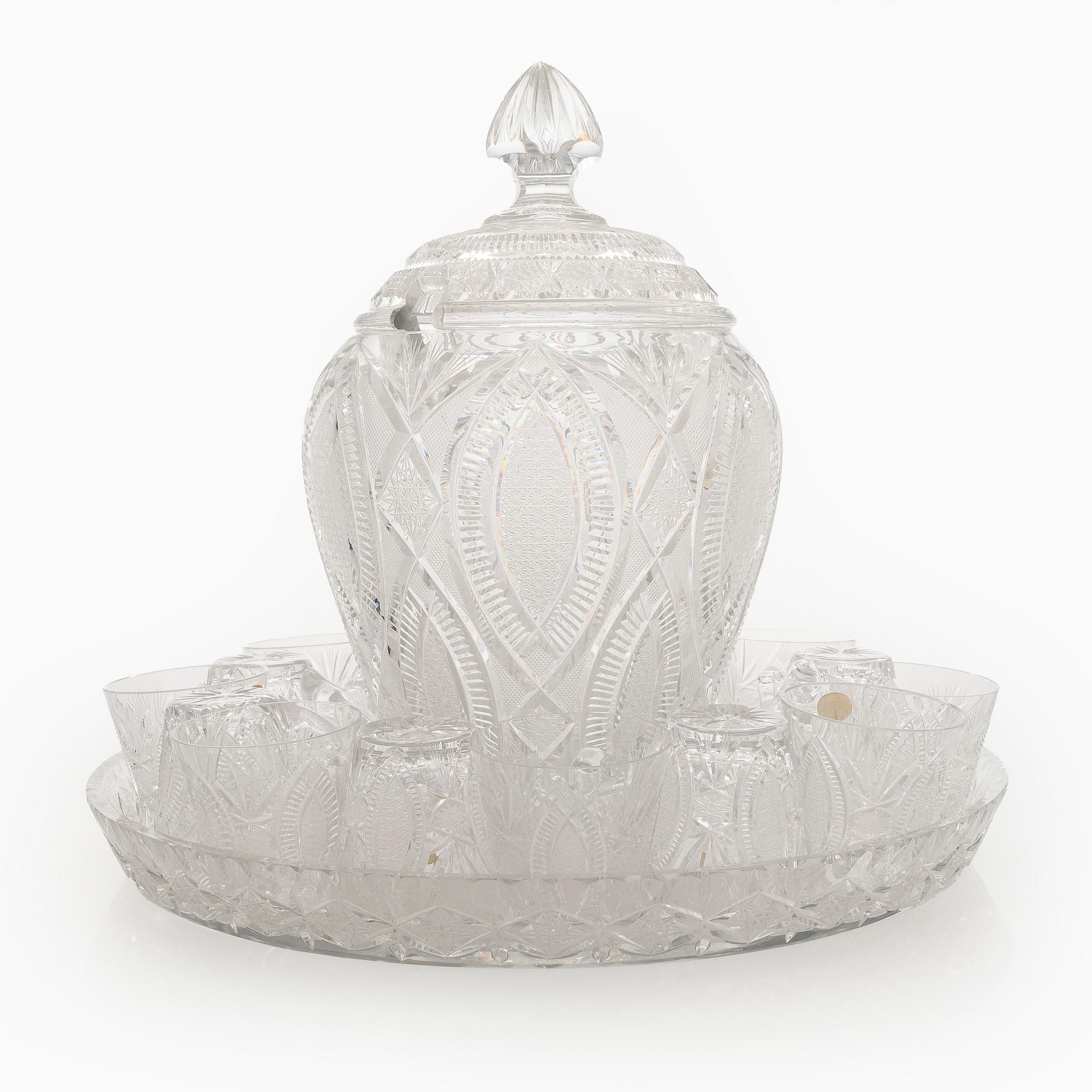 Bålskål samt muggar, 24 st , Tjeckoslovakien 1970-tal.