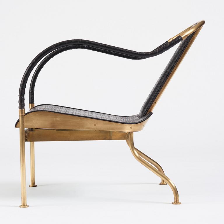 Mats Theselius, an "El Rey" armchair, ed. 317/360, for Källemo, Sweden post 1999.
