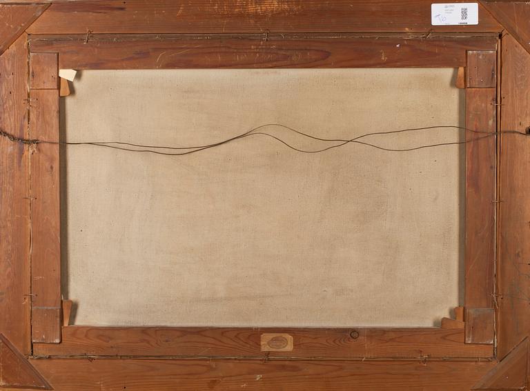 VIGGO LANGER, olja på duk, signerad och daterad 1919.