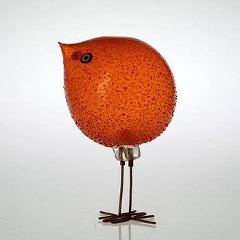 A Peter Pelzl 'Pulcino' glass bird, Vistosi, Italy 1960's.