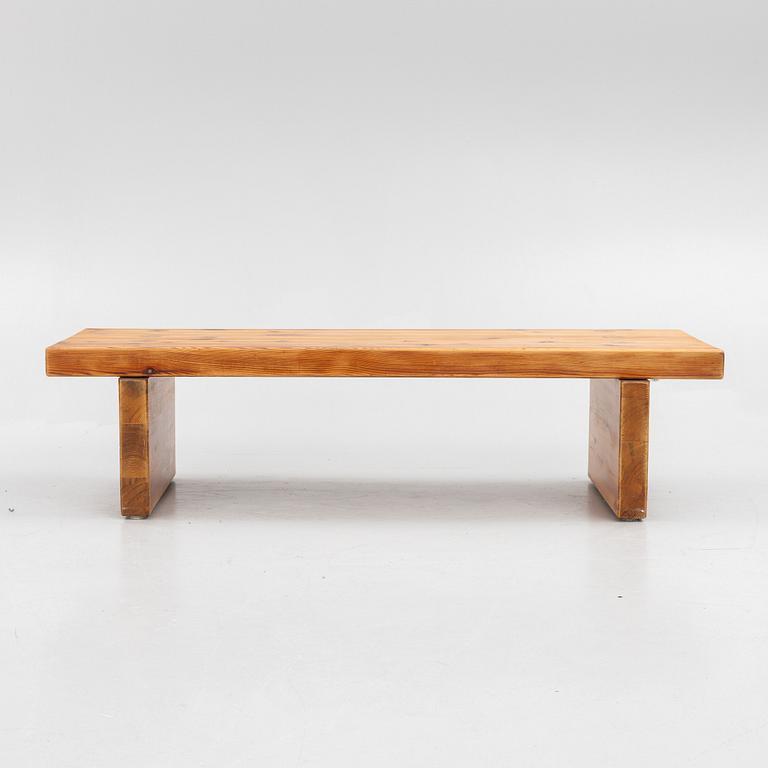 Sven Larsson, bench and mirror, Möbel-Shop AB, 1970s.