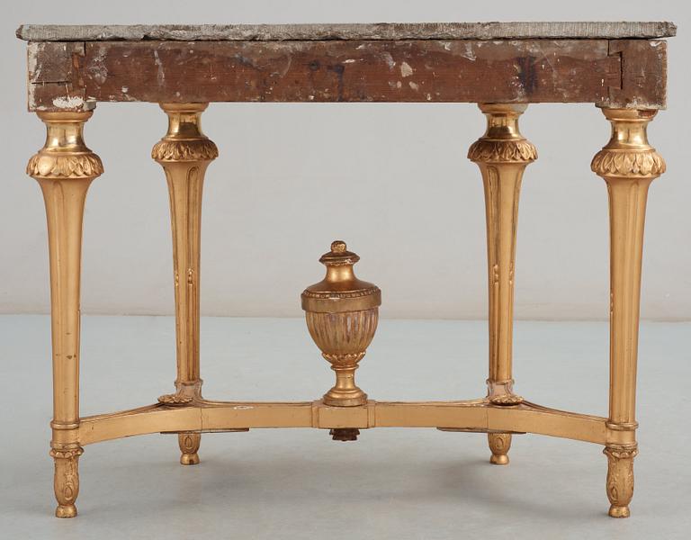 A Gustavian late 18th century console table.