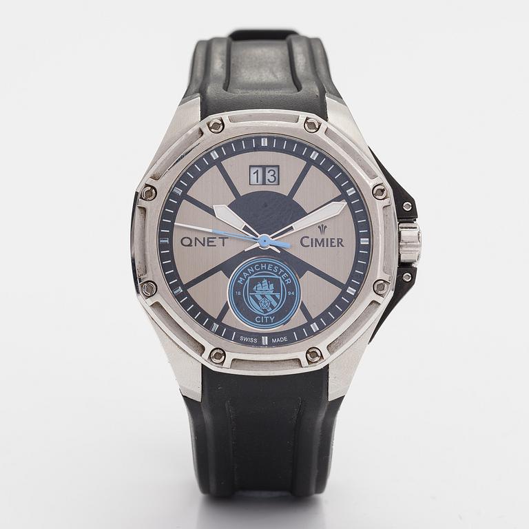 CIMIER, QnetCity Triumph Blue, wristwatch, 45 mm.