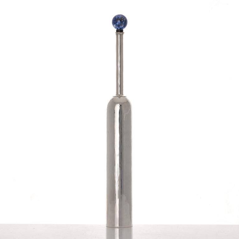 Jan Brunk, flaska, Stockholm 1995, sterling silver.