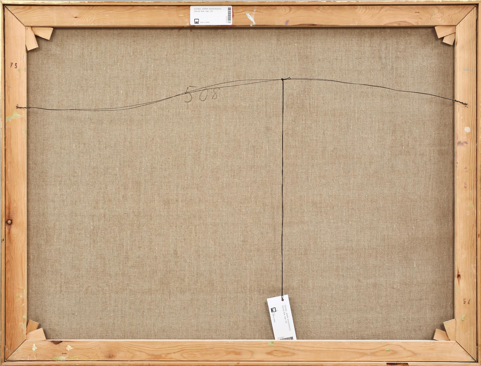 JERRY ANDERSSON, olja på duk, sign.